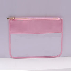 Cheer Beach Maquillage Cadeau Sac Pochette Plate Transparente Voyage Stade Pochette Transparente Toilette Pvc Femmes D'été Cosmétique Sac - Product Image 4