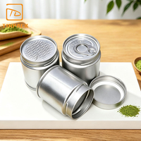 Offre Spéciale : Boîte en Métal Ronde Hermétique de Qualité Alimentaire, Personnalisable, pour le Stockage du Matcha, du Café et du Thé
