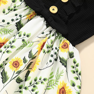 TianYi la plus récente vente de filles d'ete patchwork <span class=keywords><strong>robe</strong></span> imprimée <span class=keywords><strong>mode</strong></span> arc sans manches enfants jupe <span class=keywords><strong>2023</strong></span> - Product Image 5