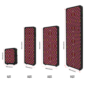 อุปกรณ์ดูแลความงามด้วยแสงสีแดงแบบมืออาชีพ OEM ODM Azuretherapy <span class=keywords><strong>ALPRO</strong></span> Series 660nm 850nm NIR ความเข้มสูง ปรับเวลาได้ - Product Image 2