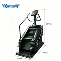 Bickfit ST1 Fitness Stair Master, Máquina Eléctrica para Subir Escaleras, Equipo de Gimnasio Comercial, Ejercicio Corporal, Stepper ABS