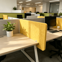 Panneau Acoustique de Bureau Double Face en Fibre de Polyester PET 100% avec Coins Arrondis, Cloison de Bureau, Fabrication OEM