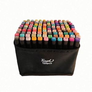 Ensemble de stylos à aquarelle pour enfants Usa Mairun modèle 406, 80 couleurs, stylos à dessin effaçables avec sac en nylon - Product Image 1
