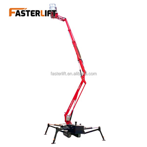 Piattaforma Elevatrice Cingolata Elettrica FASTER LIFT con Altezza Massima della Piattaforma di 18,39m, Tavolo 900x700/1200x800mm, Design Compatto per Minimizzare le Dimensioni - Product Image 6