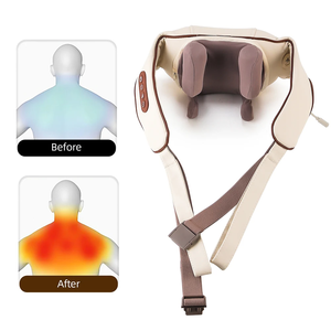 Masajeador de espalda eléctrico para amasar con calor, masajeador de hombros, alivio del dolor muscular, oficina, hogar y coche, superventas al por mayor - Product Image 4