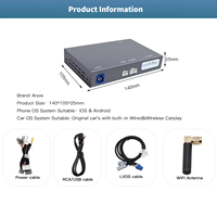 Module multimédia vidéo pour voiture Arvov Android 13, Carplay, Apple Siri, Google Assistant, Bluetooth/WiFi/USB, garantie 1 an