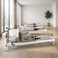 Équipement de gym commercial certifié CE, machine de Pilates Reformer en aluminium, Reformer Pilates Professionnel pour studio de fitness
