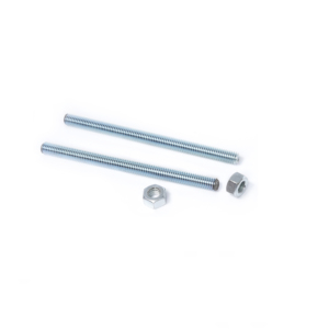 Vis de fixation en acier inoxydable M8 M10, tige filetée galvanisée à l'oxyde noir haute résistance, boulon à tête plate entièrement fileté - Product Image 1