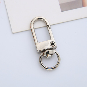 Sangle de sac en alliage de zinc couleur bonbon matériel lanière porte-clés anneaux connecteur coloré mousqueton pivotant - Product Image 3