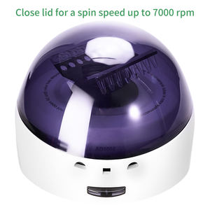 جهاز مختبر صغير سهل التشغيل لوحين للأنابيب جهاز طرد مركزي صغير النخيل - Product Image 3