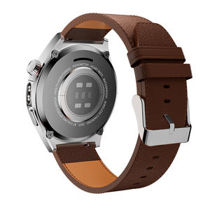 Montre connectée EDS SK45Pro avec bracelet marron, écran couleur HD de 1,53 pouces, lampe torche puissante, suivi de la santé, appels Bluetooth - Product Image 4