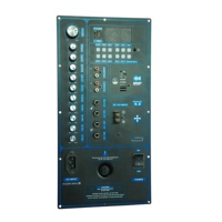 Carte d'amplificateur audio modèle FY-380F 200W avec double alimentation, entrée USB, carte TF et AUX, grand panneau en fer