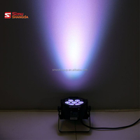 Équipement d'éclairage de scène au design moderne, projecteur PAR 60 LED, éclairage mince RGB, équipement de scène pour mariage, événement