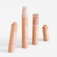 SOMEWANG Flacon pompe sans air 5ml 10ml 12ml 20ml Emballage cosmétique personnalisé Sérum Shampoing Lotion Flacons en plastique Contenants