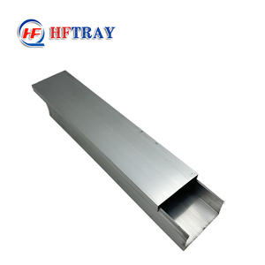HONGFENG - Canal de câblage en aluminium traité ignifuge, résistant à la corrosion, de type gouttière, étanche pour extérieur - Product Image 6