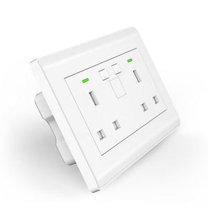 Enchufe de Pared USB para Reino Unido, Enchufe de Pared Múltiple con 2 Puertos USB, Control Remoto por WiFi, Compatible con Tuya Smart Home - Product Image 2