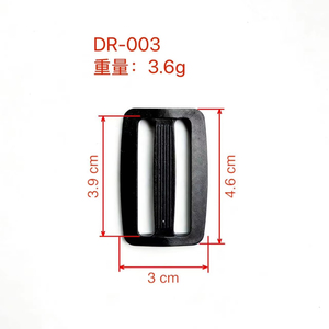 High Quality Black PVC <strong>Plastic</strong> <strong>Buckles</strong> Eco-Friendly Side Release Garment Use Factory Direct Wholesale Bag Parts Accessories - Product Image 1