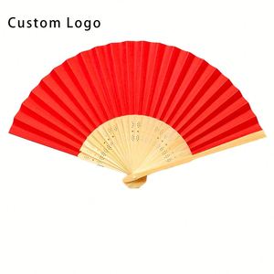 Abanicos de Bambú de Estilo Clásico con Logotipos Personalizados para Exhibición de Arte y Coleccionables - Product Image 3