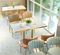 Vente en gros d'usine : Banquette de café, sièges de restaurant, banquette de restauration rapide, ensemble table et chaises en bois, table de restaurant