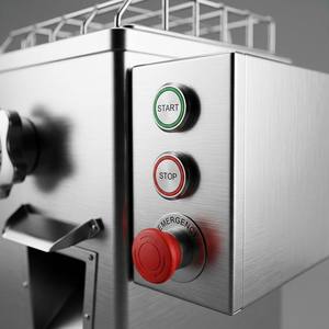 Hachoir à viande 2-en-1 avec grille en acier inoxydable, poignée latérale encastrée et pieds en caoutchouc pour hacher le bœuf, le porc, le poulet et préparer des galettes - Product Image 6