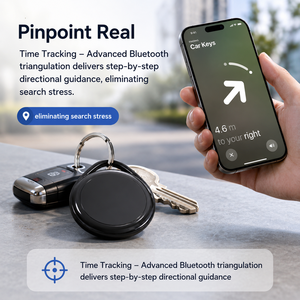 Traceur GPS intelligent et localisateur certifié MFi, mini traceur GPS compatible avec l'<span class=keywords><strong>historique</strong></span> <span class=keywords><strong>de</strong></span> <span class=keywords><strong>navigation</strong></span> Airtag pour portefeuille et animaux <span class=keywords><strong>de</strong></span> compagnie - Product Image 3