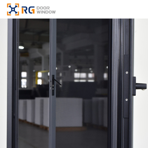 Meilleure vente RG65 Fenêtre vitrée en aluminium à double <span class=keywords><strong>vitrage</strong></span> personnalisée Fenêtre en verre à isolation <span class=keywords><strong>thermique</strong></span> Fenêtres à battant en aluminium à efficacité énergétique - Product Image 2