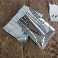 Sachet laminé personnalisé avec logo imprimé, plat, mat, en Mylar et feuille d'aluminium, jetable, thermoscellable, haute barrière, résistant à l'humidité