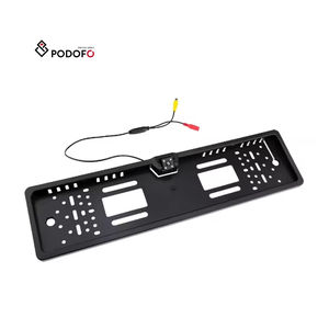Caméra de plaque d'immatriculation Podofo, angle large de 170 degrés, vision nocturne, étanche, caméra de recul pour stationnement - Product Image 1