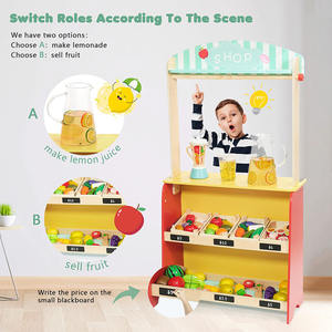 Legno Deluxe bambini fantoccio Theatre giocattolo doppia faccia Lemonade Stand e <span class=keywords><strong>teatro</strong></span> di marionette per bambini - Product Image 6