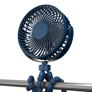 Petit clip à piles sur le ventilateur Vitesse détachable Rechargeable 360. Ventilateur de refroidissement de trépied flexible rotatif pour berceau de siège de voiture - Product Image 6