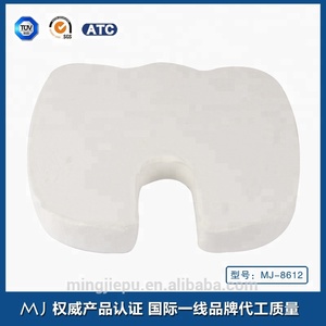 Cojín de asiento de cóccix ortopédico antideslizante, Cojín de asiento de gel de espuma con memoria ventilada - Product Image 5