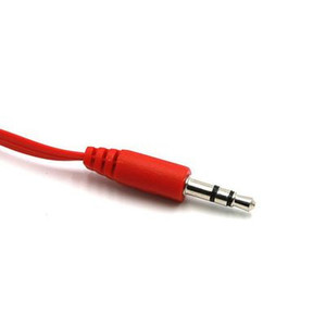 3 In 1 Audio <b>Adapter</b> <b>Plug</b> In Mobile Phone Earphone Splitter For Laptop Desktop Pc Headset Connector Cable Red Black - Product Image 2