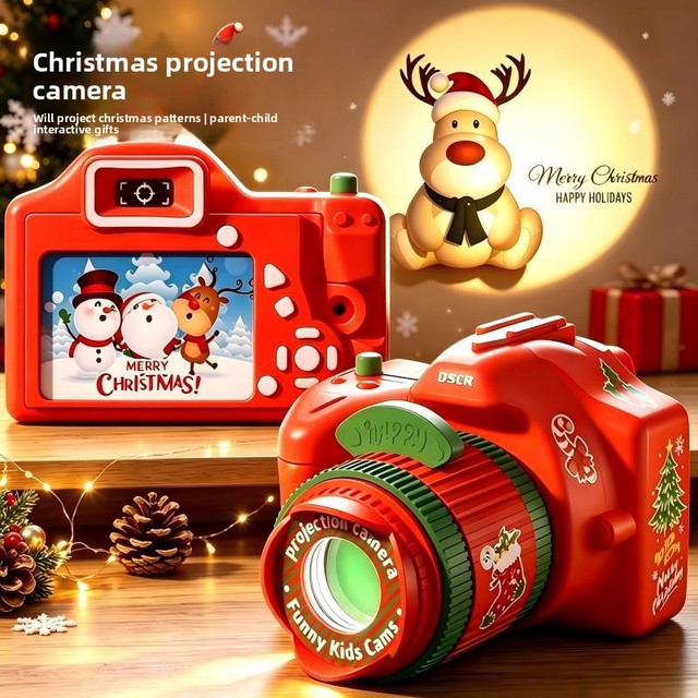 Plastic Halloween Christmas Projector Spotlight Toy Cosplay Function Children's Spooky Season Gifts  Ages 5-14