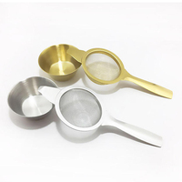 WELAND WELAND Tamis en acier inoxydable à mailles fines Passoire à matcha Mini tamis pour farine, matcha, cuisine, pâtisserie
