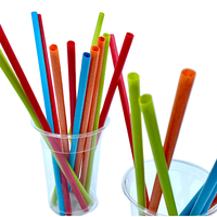 Pailles en canne à sucre biodégradables et colorées, pailles à boire en plastique compostable, pailles flexibles