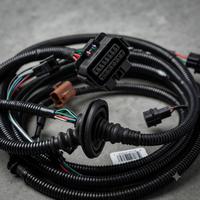 Harness Kabel Mesin Kustom Tahan Lama Perakitan Kabel Otomotif Truk Berat Sistem Konektor Tahan Air Pelindung PVC IP67