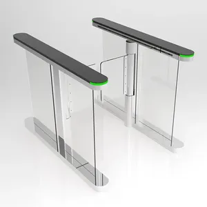 Porte battante automatique haute vitesse avec contrôle d'accès par RFID, code QR et reconnaissance faciale pour système de tourniquet - Product Image 5