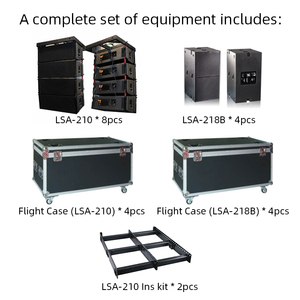 Party Tower Loa Âm Thanh Hệ Thống Đầy Đủ Phạm Vi <span class=keywords><strong>Powered</strong></span> Line Mảng Loa Siêu Trầm Loa Woofer Dj Mixer Âm Thanh Chuyên Nghiệp Video - Product Image 6