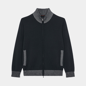 <span class=keywords><strong>Cardigan</strong></span> in Misto Lana per Uomo Personalizzabile OEM&ODM, Traspirante, Anti-Pilling, a Maglia, Manica Lunga, Casual, Collo Tondo con Cerniera - Product Image 1