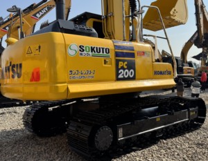 รถขุดโคมัตสึ รุ่น PC200-8 เครื่องยนต์เดิม คุณภาพสูง ชั่วโมงการทำงานต่ำ ได้รับการรับรองมาตรฐาน EPA และ CE รุ่น PC200, PC200-7 - Product Image 3
