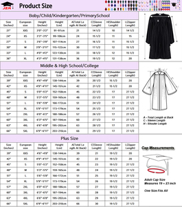 Robe et toque de remise de diplôme brillantes pour adultes, taille unique, pour l'université, 12 couleurs disponibles, collection 2026 - Product Image 5