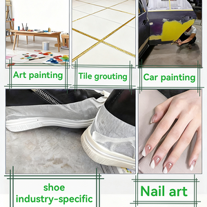 Cinta de Enmascarar Amarilla Personalizada para Automóviles |   Cinta Adhesiva de Alta Adhesión y Fácil Desgarre de Fábrica Directa |   Aplicación de Pintura para Automóviles y Revestimiento Líquido en Aerosol - Product Image 6