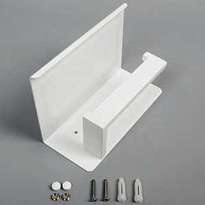Nuovo stile SUS304 in acciaio inox accessori per il bagno <span class=keywords><strong>nero</strong></span> finitura porta telefono e porta carta igienica include - Product Image 5