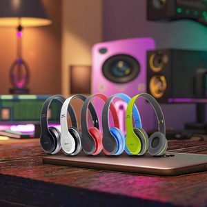 Fabriek-Opvouwbare P47 Draadloze Headset Fm Radio Usb-Connectoren Sport Auriculares Stereo Geluid Goedkoop Jl Voor Ps4 Perfect Cadeau - Product Image 4