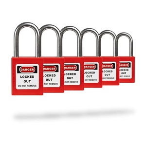 Candado de seguridad LOTO aislado personalizado del fabricante OEM con llave igualada para bloqueo, aislado contra los efectos de la electricidad - Product Image 5