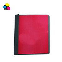 Meilleur prix couleurs assorties 100/boîte Impression offset Metal-clip papier rapport couvre avec 3 attaches produits de classement de qualité