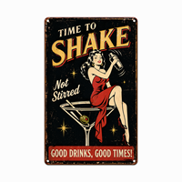 Nouvelle Plaque Murale Rétro Personnalisée 2026 – Décoration Métallique Vintage pour Bar, Pub, Club ou Caverne Masculine