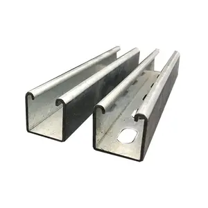 1/6 Chinese supplier of u channel galvanised metal stud g450 steel purlin for roof