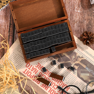 Sello Creativo de Letras y Números en Caja, Estilo Retro, Material Escolar para Estudiantes, Marca Yue Zhen, Modelo <span class=keywords><strong>M</strong></span> - Product Image 3