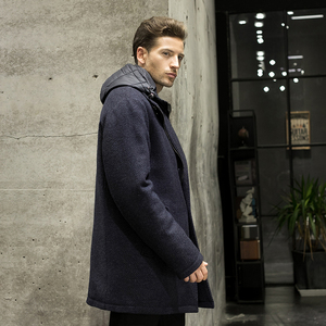 Top Quality <strong>Padded</strong> <strong>Jacket</strong> Overcoat Men's <strong>Navy</strong> <strong>Jacket</strong> New Detachable 2 in 1 Plus Size Winter Casual Male <strong>Jacket</strong> Could Custom - Product Image 2